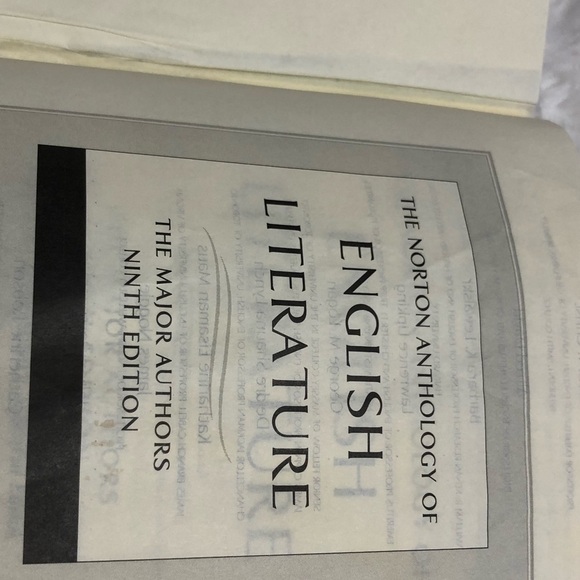 THE Norton Anthology of English Literature Ninth Edition The Major Authors - Picture 7 of 11